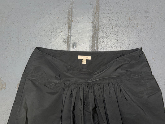 BURBERRY Black Midi Skirt