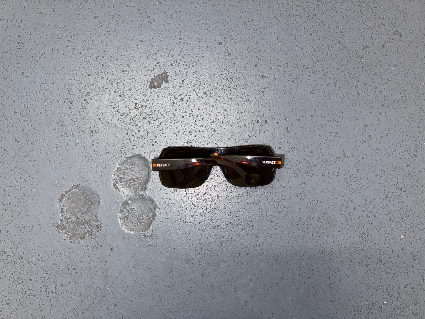 VERSACE Brown Shield Sunglasses