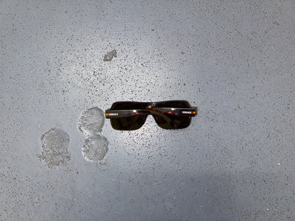 VERSACE Brown Shield Sunglasses