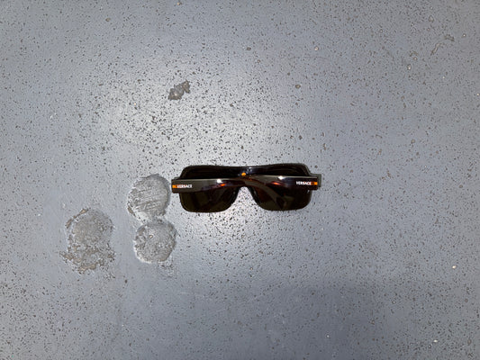 VERSACE Brown Shield Sunglasses