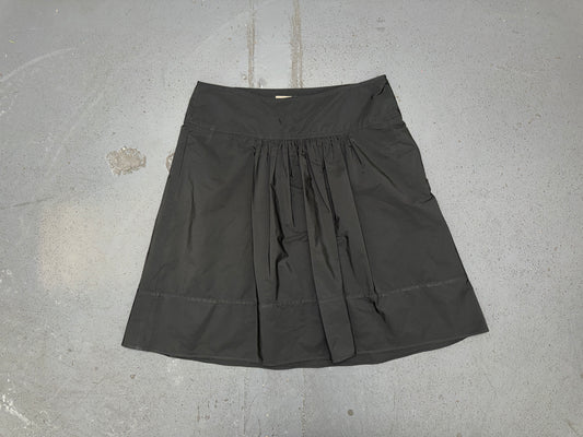 BURBERRY Black Midi Skirt