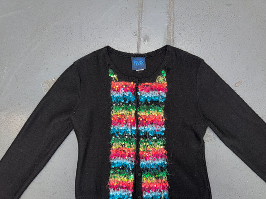 KENZO JEANS Black Sequin Sweater