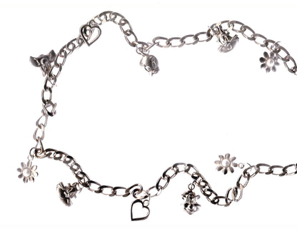 Silver Looney Tunes Charm Belt
