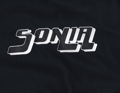 SONIA RYKIEL Black 'SONIA' Logo T-Shirt