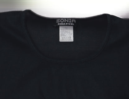 SONIA RYKIEL Black 'SONIA' Logo T-Shirt
