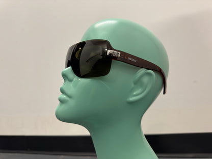 VERSACE Brown Shield Sunglasses