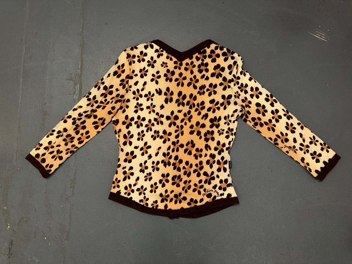 MOSCHINO Leopard Print Cardigan