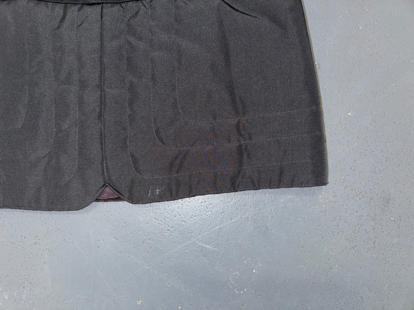 ANNA SUI Black Quilted Mini Skirt