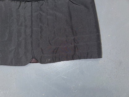 ANNA SUI Black Quilted Mini Skirt