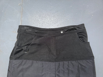 ANNA SUI Black Quilted Mini Skirt