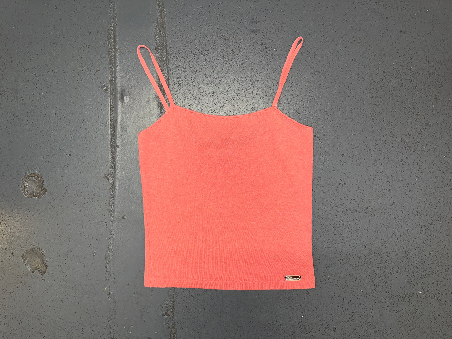 BLUMARINE Coral Sweater Tank Top