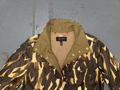 ESCADA SPORT Animal/Camo Print Bomber Jacket