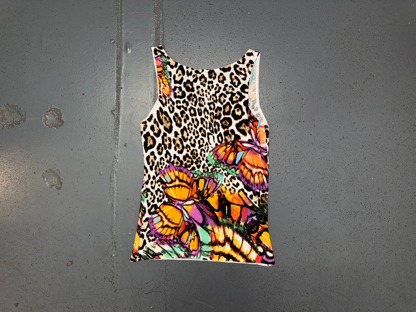 ALBERTO MAKALI Beaded Leopard Top and Cardigan Set