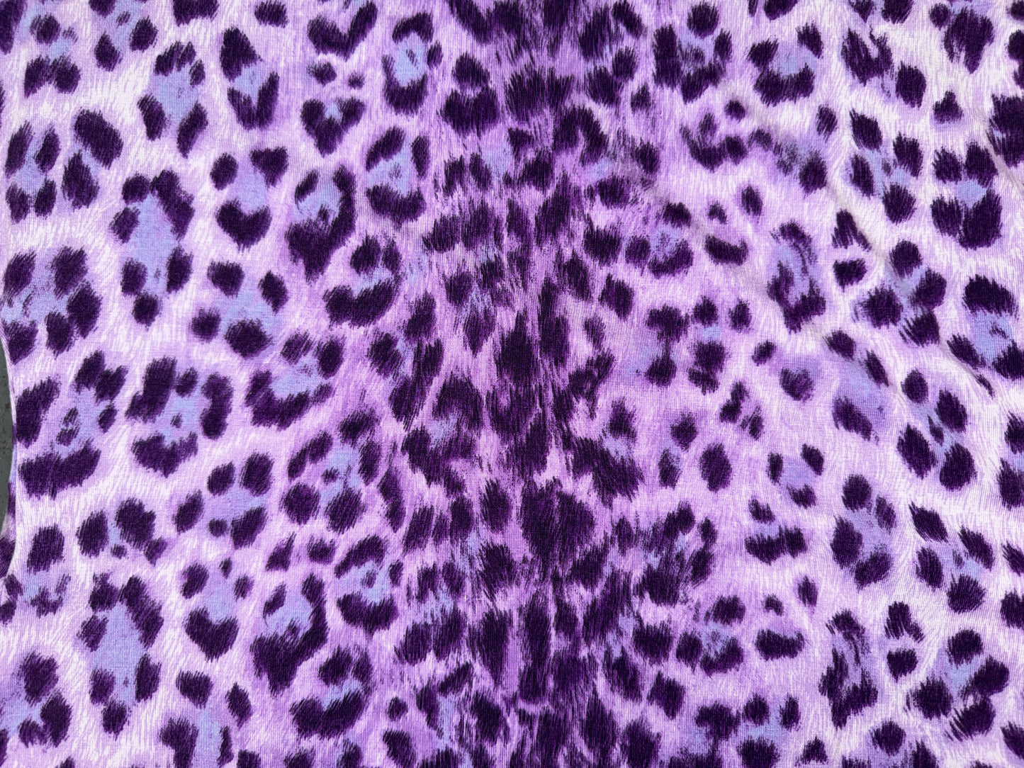 MOSCHINO Purple Leopard Print Cardigan