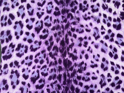 MOSCHINO Purple Leopard Print Cardigan