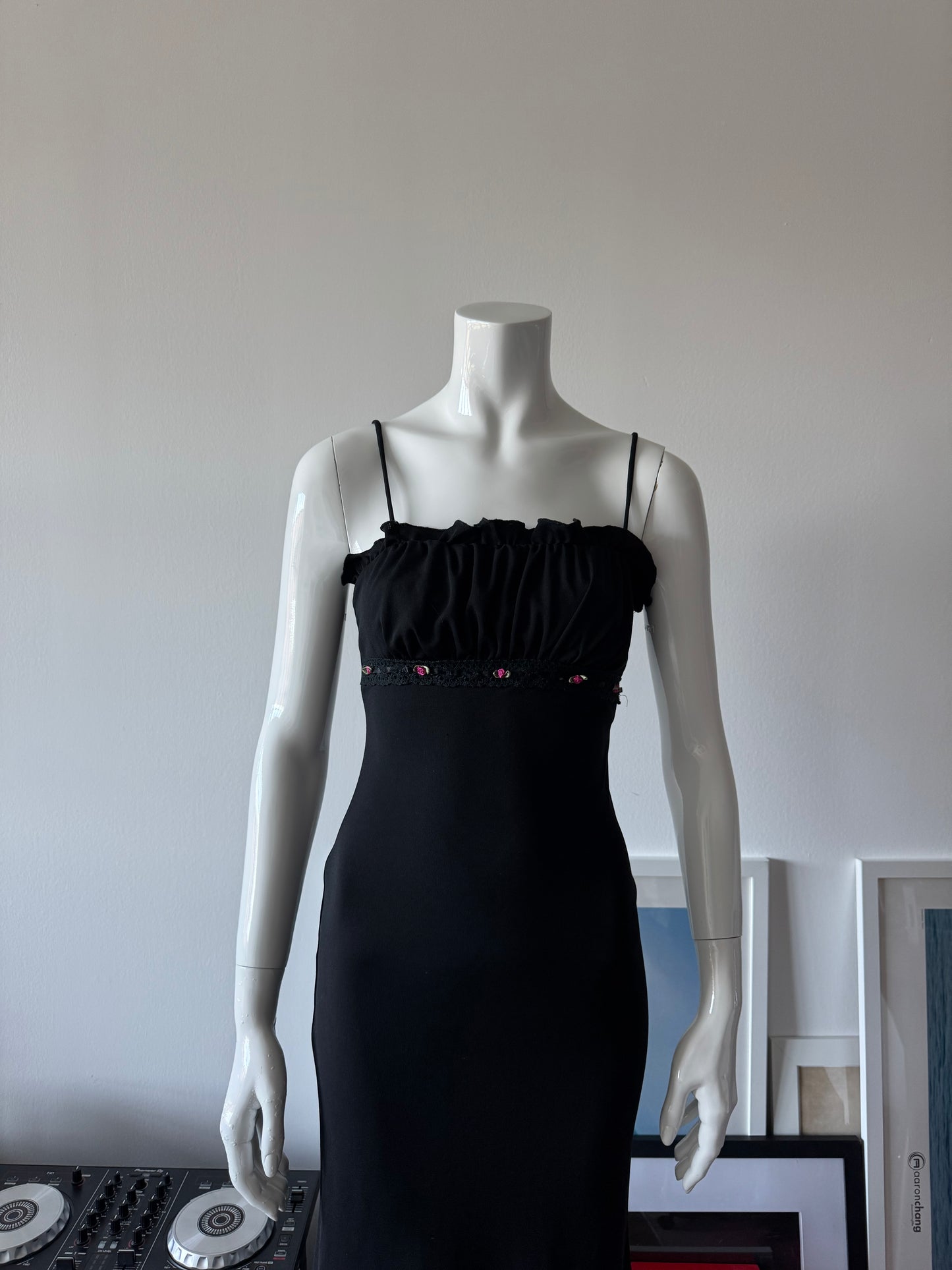 RAMPAGE Black Ruched Mini Dress