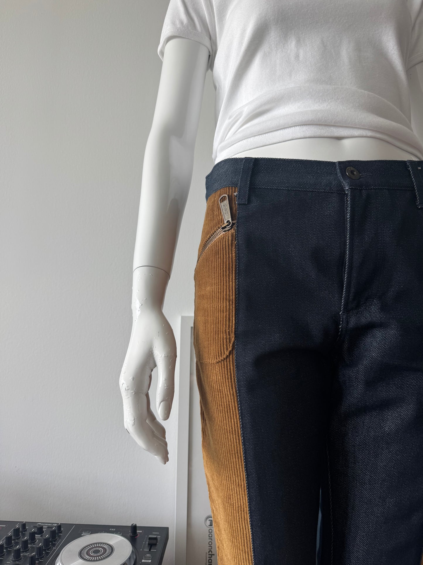 DOLCE & GABBANA Denim and Corduroy Pants