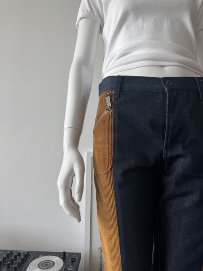 DOLCE & GABBANA Denim and Corduroy Pants