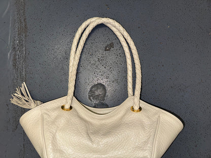 DESMO Grey Leather Small Shoulder Bag