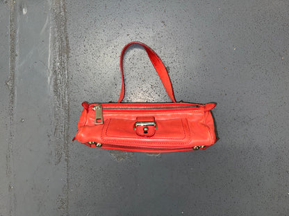 MARC JACOBS Red Leather Top Handle Bag