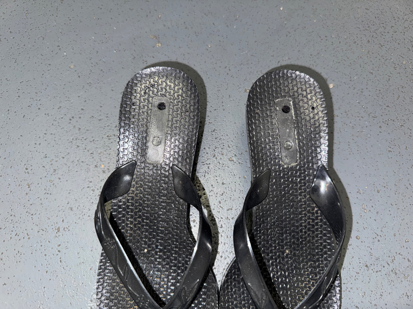 Black Kitten Thong Heels Sz US 5.5