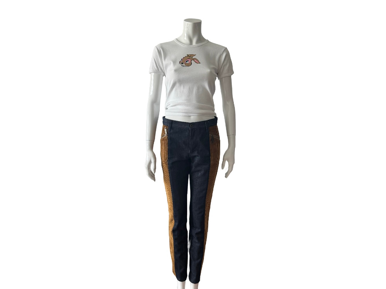 DOLCE & GABBANA Denim and Corduroy Pants