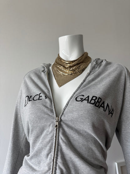 Gold Chainmail Scarf Necklace